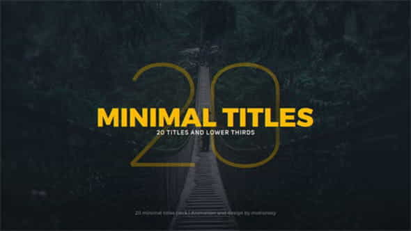 Minimal Titles | DaVinci Resolve - VideoHive 29852076
