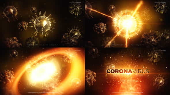 Corona Virus Destroy Opener - VideoHive 25745258