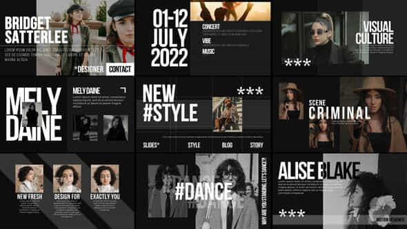 Typography Slides Pack - VideoHive 42304732