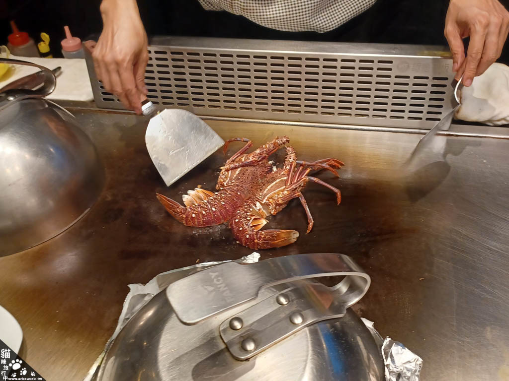 龍蝦 副主菜 Oui 56 法式鐵板燒 台北 餐廳
