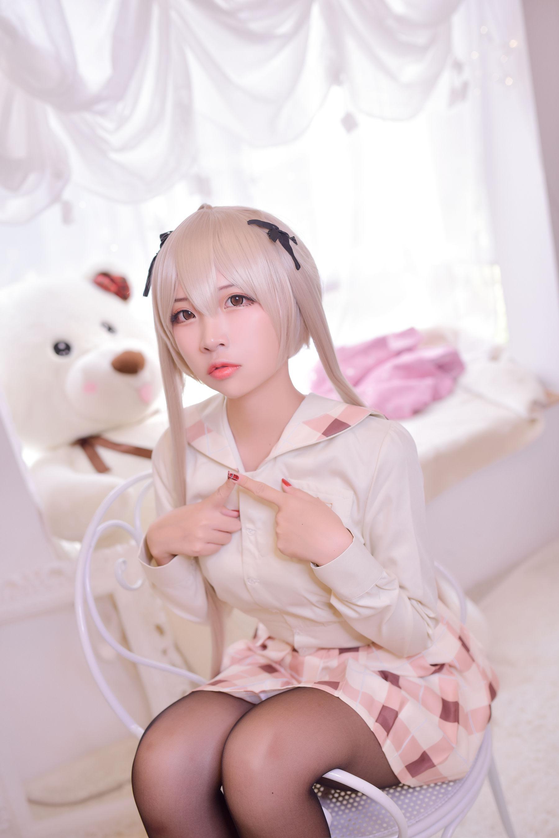 [Cosplay] 人气Coser二佐Nisa – 穹妹校服(19)