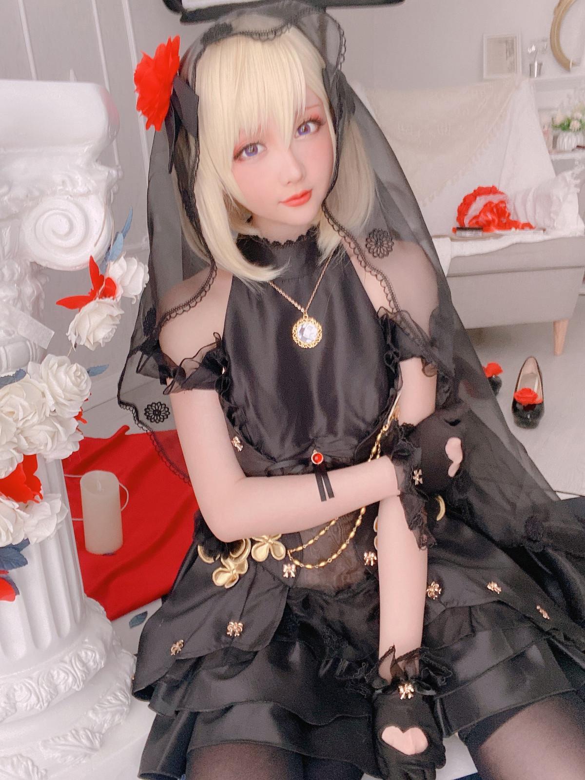 Cosplay 星之迟迟Hoshilily Z23婚纱(32)