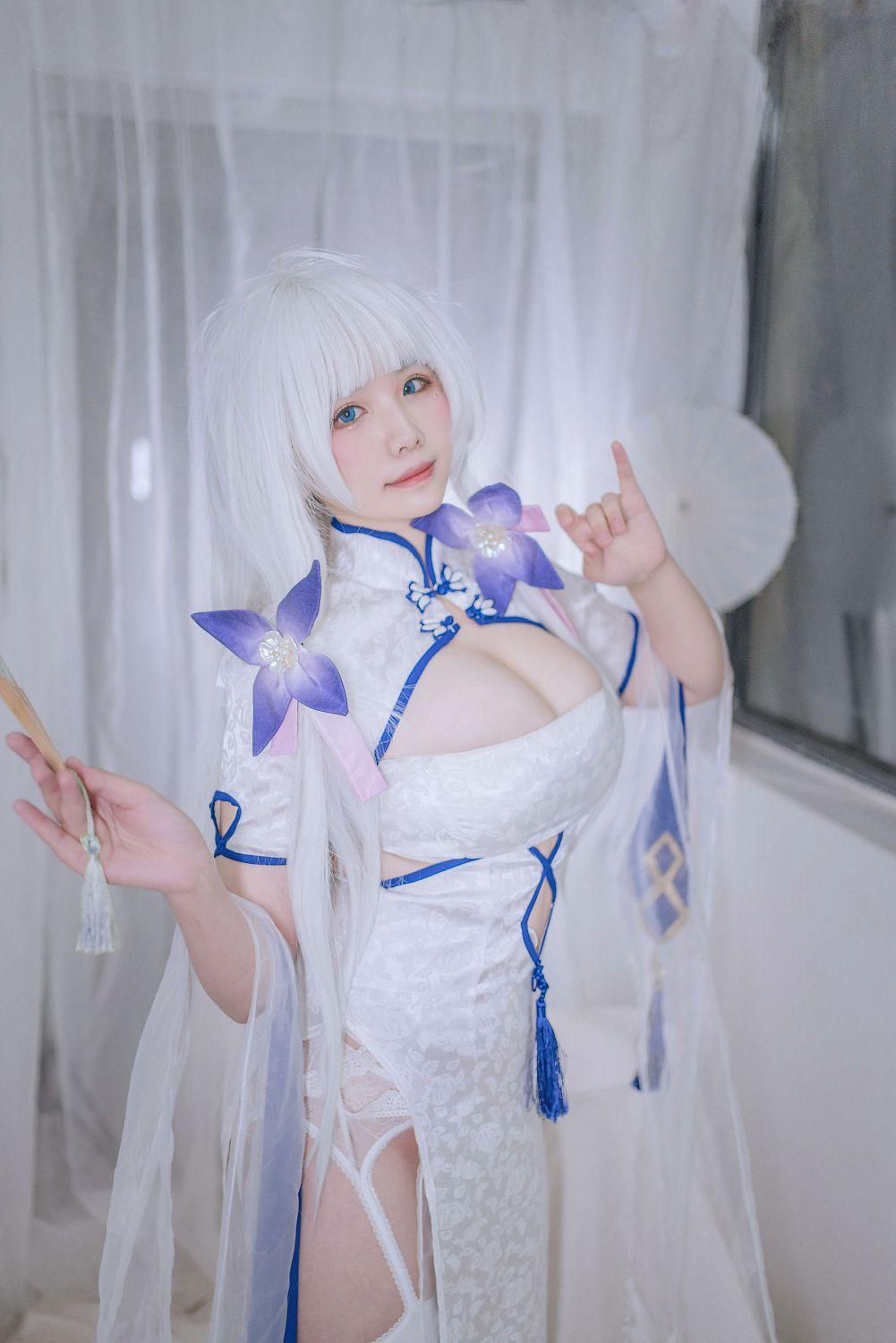 [福利女神cosplay] 阿半今天很开心 - 光辉旗袍 妩媚套图(6)