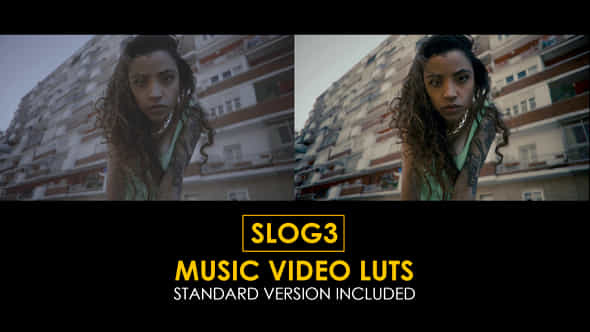 Slog3 Music Video And Standard Color Luts - VideoHive 48800320
