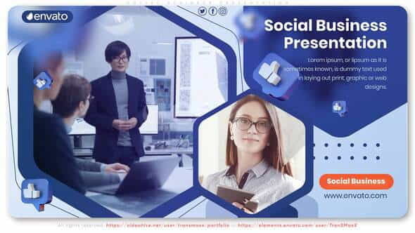 Social Business Presentation - VideoHive 28965918