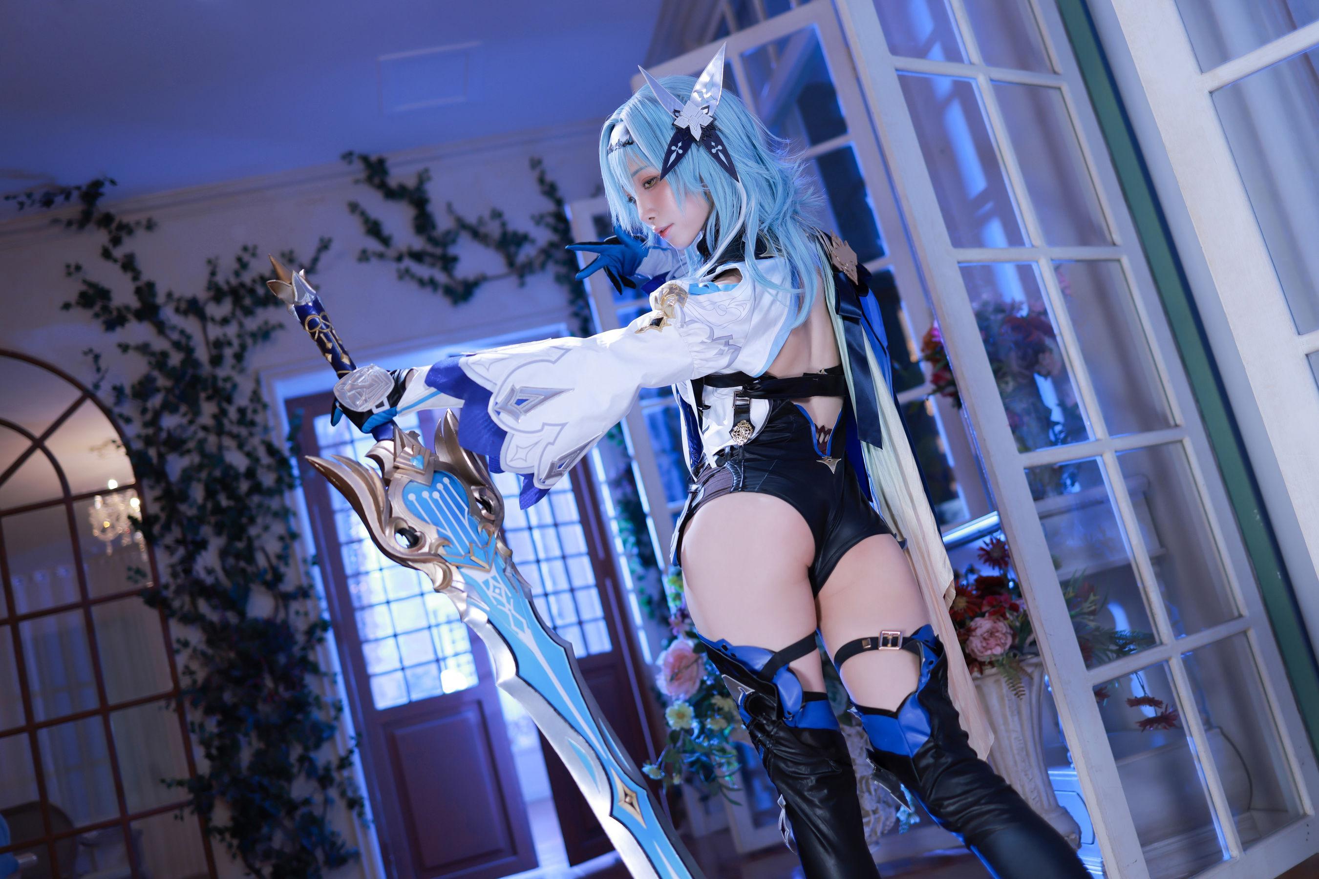 [网红COSER] 动漫博主水淼aqua – 原神优菈 原造(3)