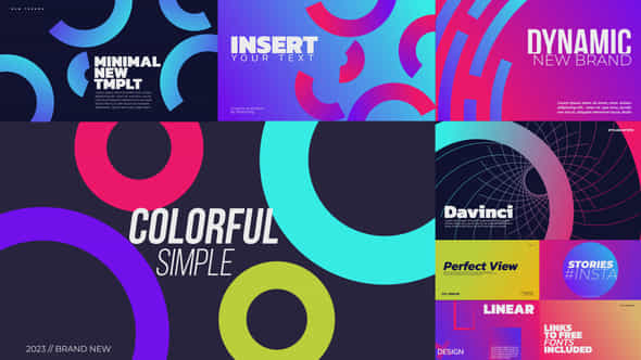 Colorful Typography - VideoHive 43788579