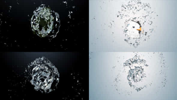 Water Blast Logo - VideoHive 20504095